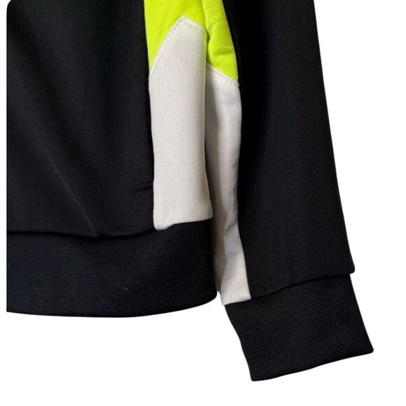 Nike Boys Track Jacket Sz. 4T Full Zip Black/Neon Green - Picture 4 of 7